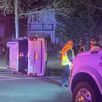 <p>The Expedition&#x27;s driver was taken to The Valley Hospital in Ridgewood with injuries that weren&#x27;t considered life-threatening after the crash on Rock Road at Midwood Road in Glen Rock shortly before 10:30 p.m. Saturday, Feb. 18.</p>