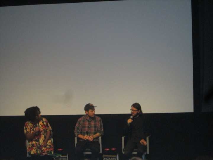 Gina Duncan discusses &quot;Welcome To Leith&quot; with Michael Nichols and Christopher Walker at the Jacob Burns Film Center.