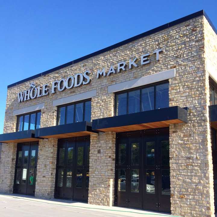 The facade of Closter Plaza&#x27;s Whole Foods Market is complete.