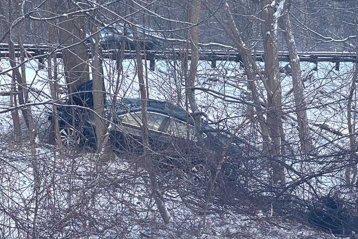 The victim&#x27;s Acura had crashed and caught fire off the Parkway in Alpine.