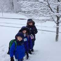 <p>Academy of St. Paul students from Tuxedo, NY heading to Ramsey.</p>