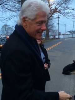 Chappaqua's Bill Clinton Stumps For Hillary In Fairfield County