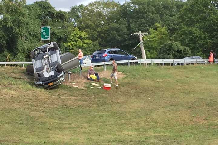 Bear Mountain Parkway Reopens After Rollover Crash