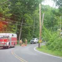 Car Crashes Into Stone Wall In Mahopac