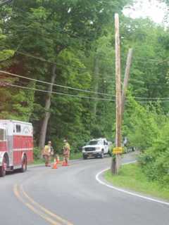 Car Crashes Into Stone Wall In Mahopac