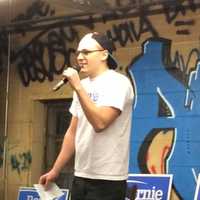 Bernie Sanders Fans Stage Counter-Rally At Bridgeport Skate Shop