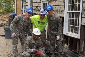 West Point Cadets Help Habitat In Chappaqua