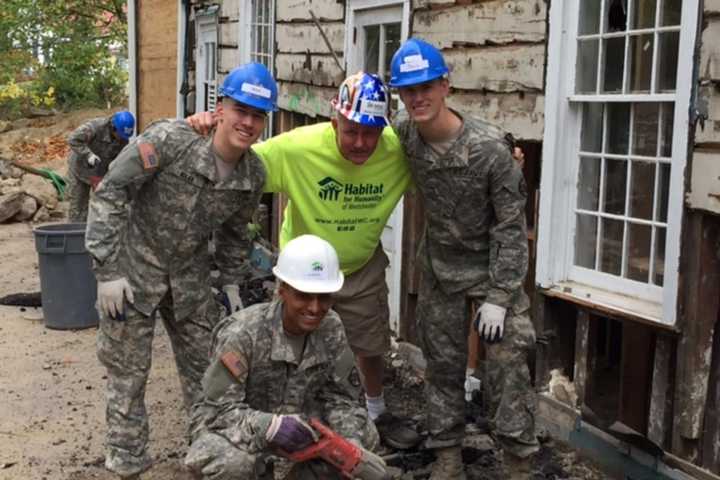 West Point Cadets Help Habitat In Chappaqua