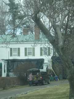 Woody Allen Filming TV Show In Westchester County