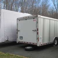 <p>Trailers at the Briarcliff Fire Department for Woody Allen&#x27;s Amazon TV show.</p>