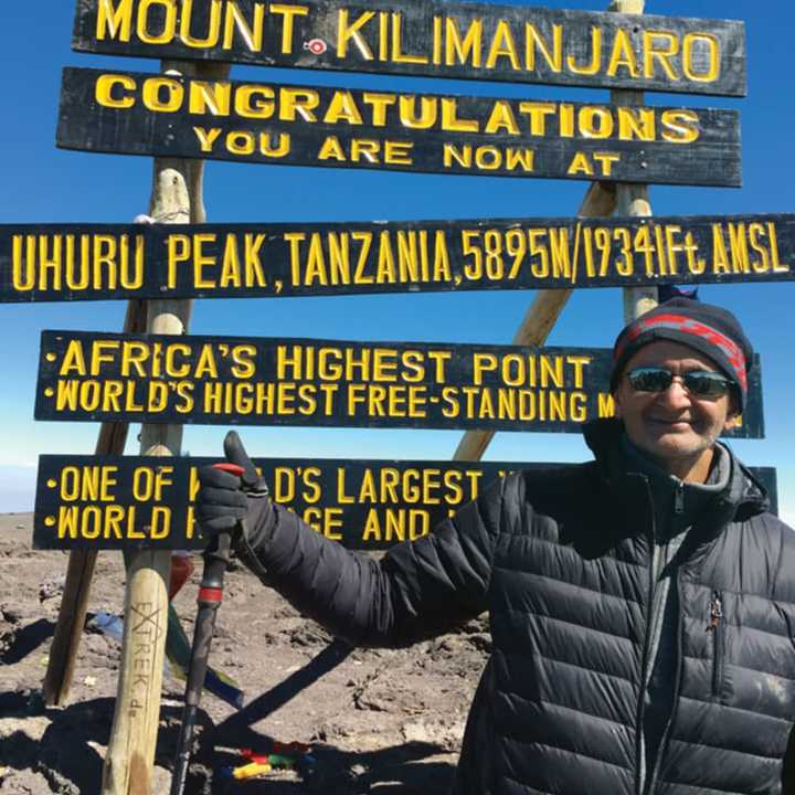 Dr. Rajiv Narula conquered Mount Kilimanjaro and helps fellow climbers along the way.