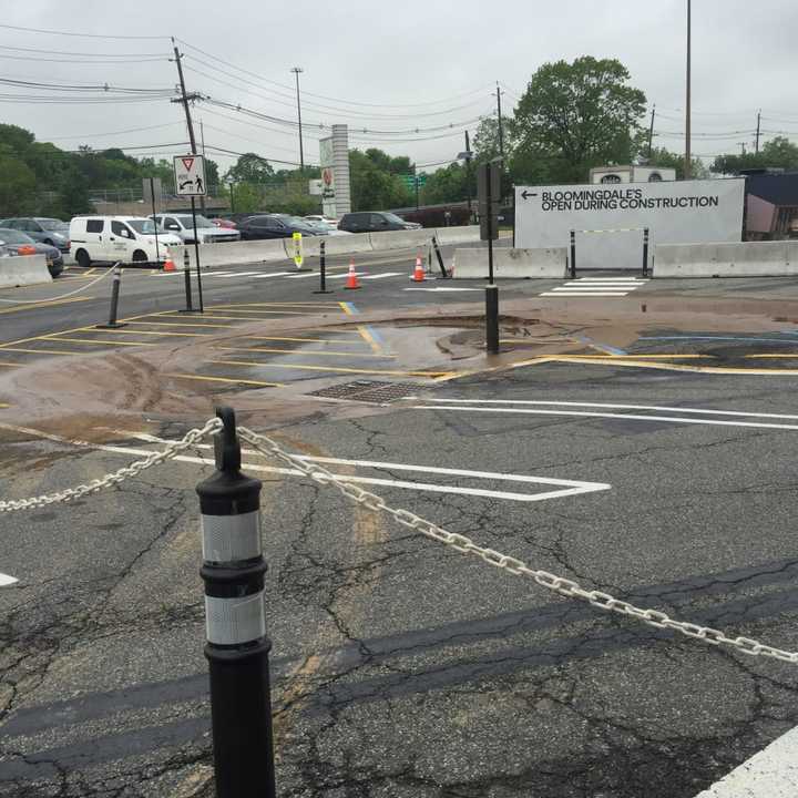 Construction at The Shops at Riverside in Hackensack.