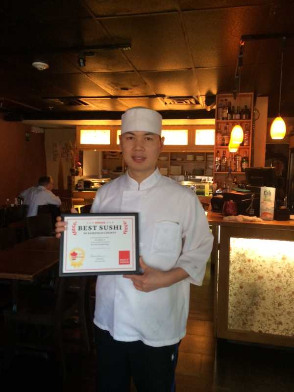 Fin In Fairfield Receives DVlicious Award For Best Sushi