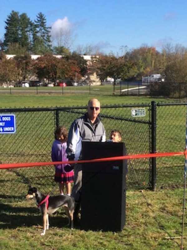 Brookfield Pup Joins The Bark Park Action At Danbury Ribbon-Cutting