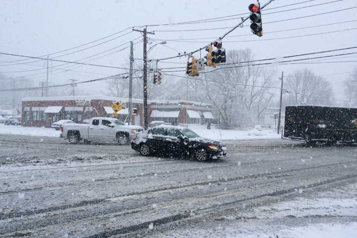 Snow Blankets Fairfield Friday