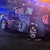 <p>T-boned Prius</p>