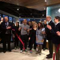 <p>Local dignitaries and BDx Fitness staff celebrate its grand re-opening in Shelton.</p>