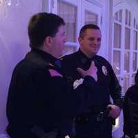 <p>Acting Bergen County Prosecutor Gurbir S. Grewal speaks to police prior to a meeting of clergy and community leaders Friday morning in Wood-Ridge.</p>