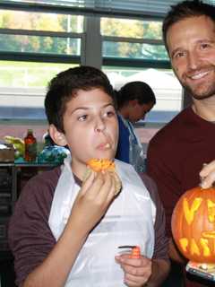 Partners Program Plays Around At Pumpkin Party