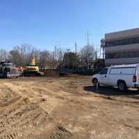 <p>Construction begins at 665 Commerce Drive, next to the headquarters of Bigelow Tea, right.</p>