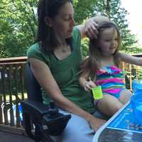 <p>Mikayla is her lifeline, Myhre says.</p>