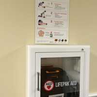 <p>An AED similar to the one that helped save a man in cardiac arrest at the Fairfield YMCA recently.</p>