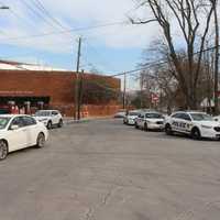 <p>There was an increased police presence outside New Rochelle High School.</p>