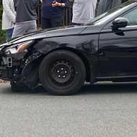 <p>The pickup got the worst of it.</p>