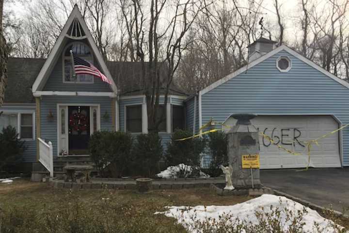 Racial Slur Spraypainted On Stamford Garage Door Covered Up