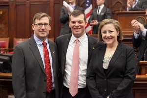 Bridgeport Rep. Stafstrom Welcomes City Leaders To State Capitol