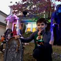 PHOTOS: Boy Transforms Westwood Yard Into Haunted Halloween Heaven
