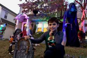 PHOTOS: Boy Transforms Westwood Yard Into Haunted Halloween Heaven