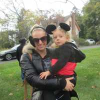 <p>Mickey Mouse marches in the Briarcliff Ragamuffin Parade.</p>