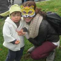 <p>Yoda with his mother at the Briarcliff Ragamuffin Parade.</p>