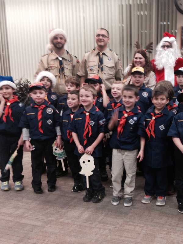 Cub Scouts Spread Christmas Cheer At Rehab Facility In Saddle Brook