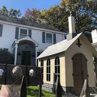 <p>&quot;The Haunted Church House&quot; on Clinton Place in Hackensack.</p>