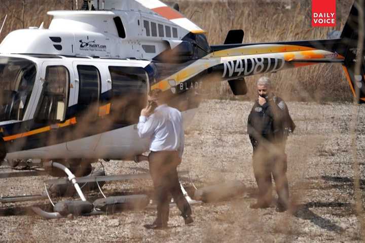 PHOTOS: Sight-Seeing Helicopter Makes Emergency Landing In Edgewater