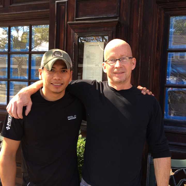 Executive Chef Felipe Velazquez and General Manager Michael Madden, co-owners of Vela&#x27;s Kitchen, a new Pleasantville restaurant.