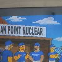 Indian Point Plays Softball With 'The Simpsons'