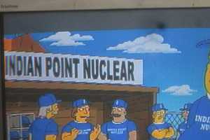 Indian Point Plays Softball With 'The Simpsons'
