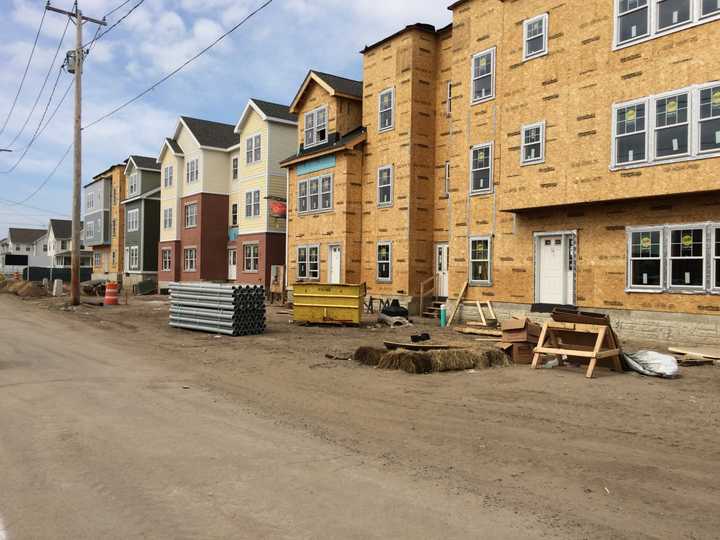 Crescent Crossings is being built on the former site of Father Panik Village.