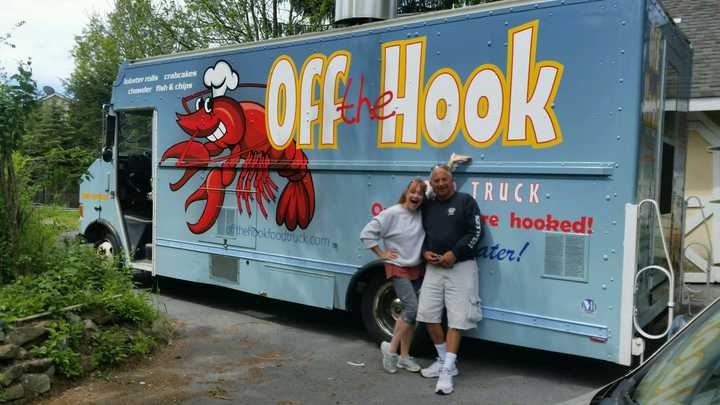 Joe Carson and Kathy Welte of Off the Hook Food Truck.