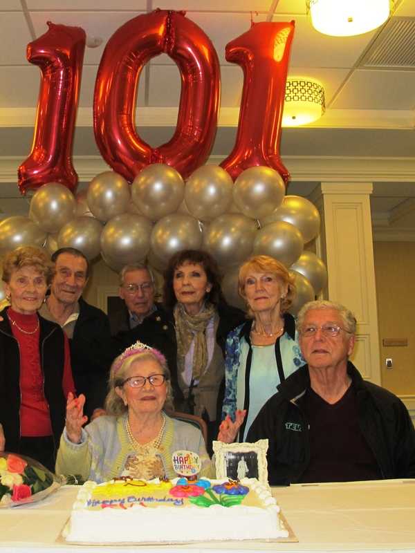 The Bristal In Armonk Resident Eva Ranucci Turns 101