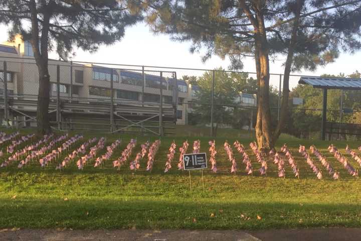 2 Norwalk High Seniors Place A Flag For Every Victim Of 9/11