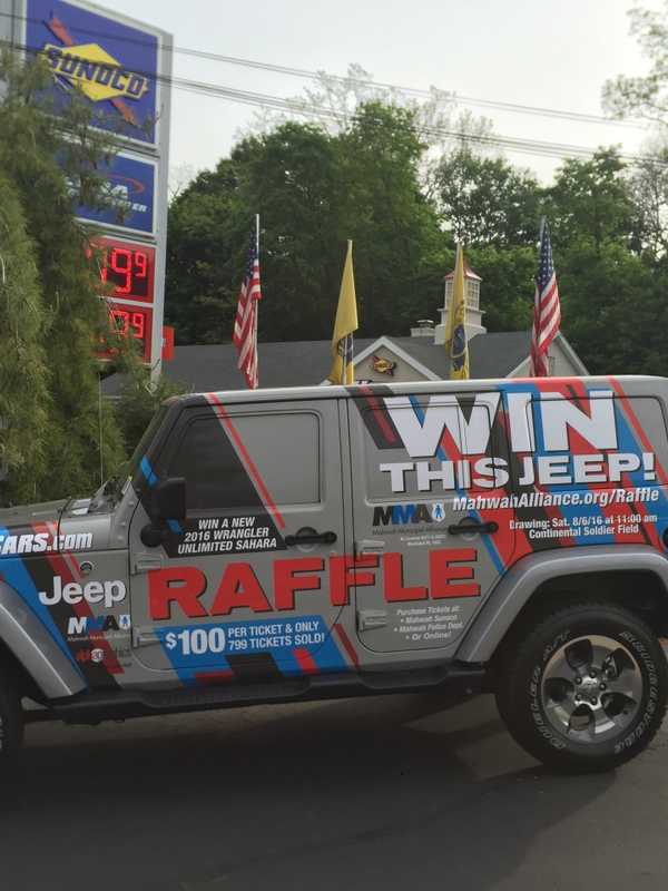 Mahwah Municipal Alliance Raffling Off A 2016 Jeep