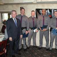 <p>Rockland County Executive Ed Day and Rockland County Sheriff Louis Falco recognized 24 police officers who have made a significant impact in supporting local efforts to eliminate drunk driving.</p>