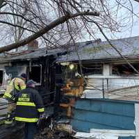 <p>A woman was found dead inside a home following a fire.</p>