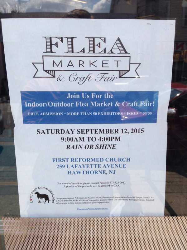 Companion Animal Advocates Having Flea Market In Hawthorne