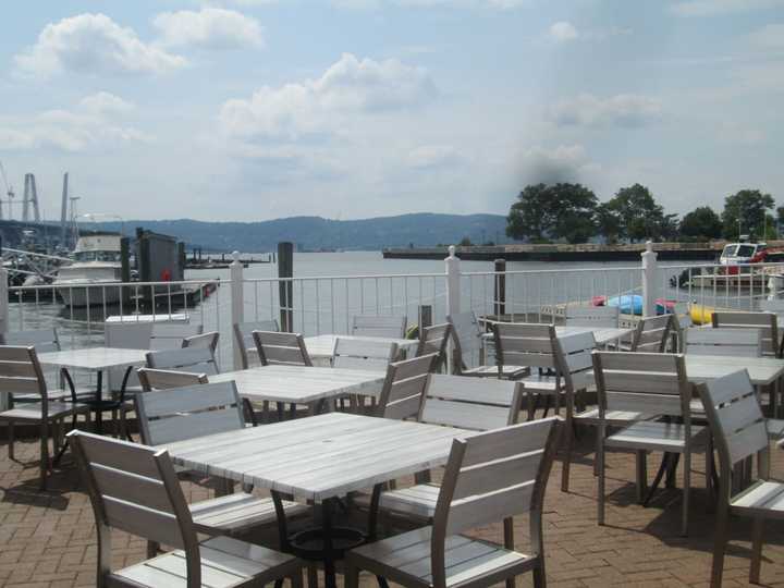 The view of the river at Barley on the Hudson