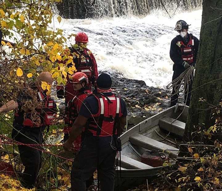 Paterson rescue member Michael Scherer was passing by when he saw his team members performing the rescue mission.